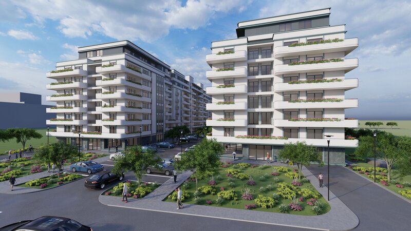 Pipera Plaza, apartament 3 camere, bloc finalizat.